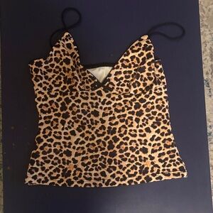 Cheetah print top
